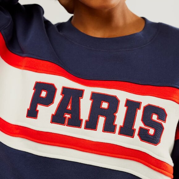 NEW! Free People x Chaser Paris Crewneck - Picture 4 of 5